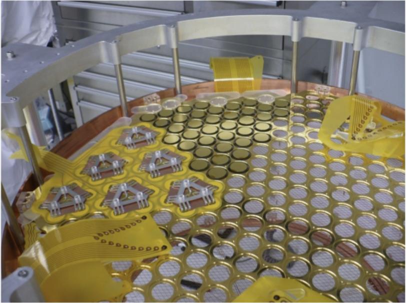 The assembly of EXO-200 APD Plane