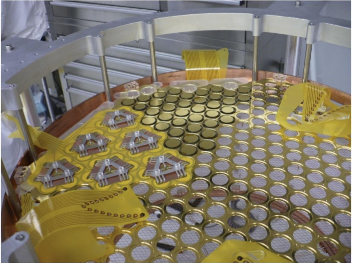 The assembly of EXO-200 APD Plane